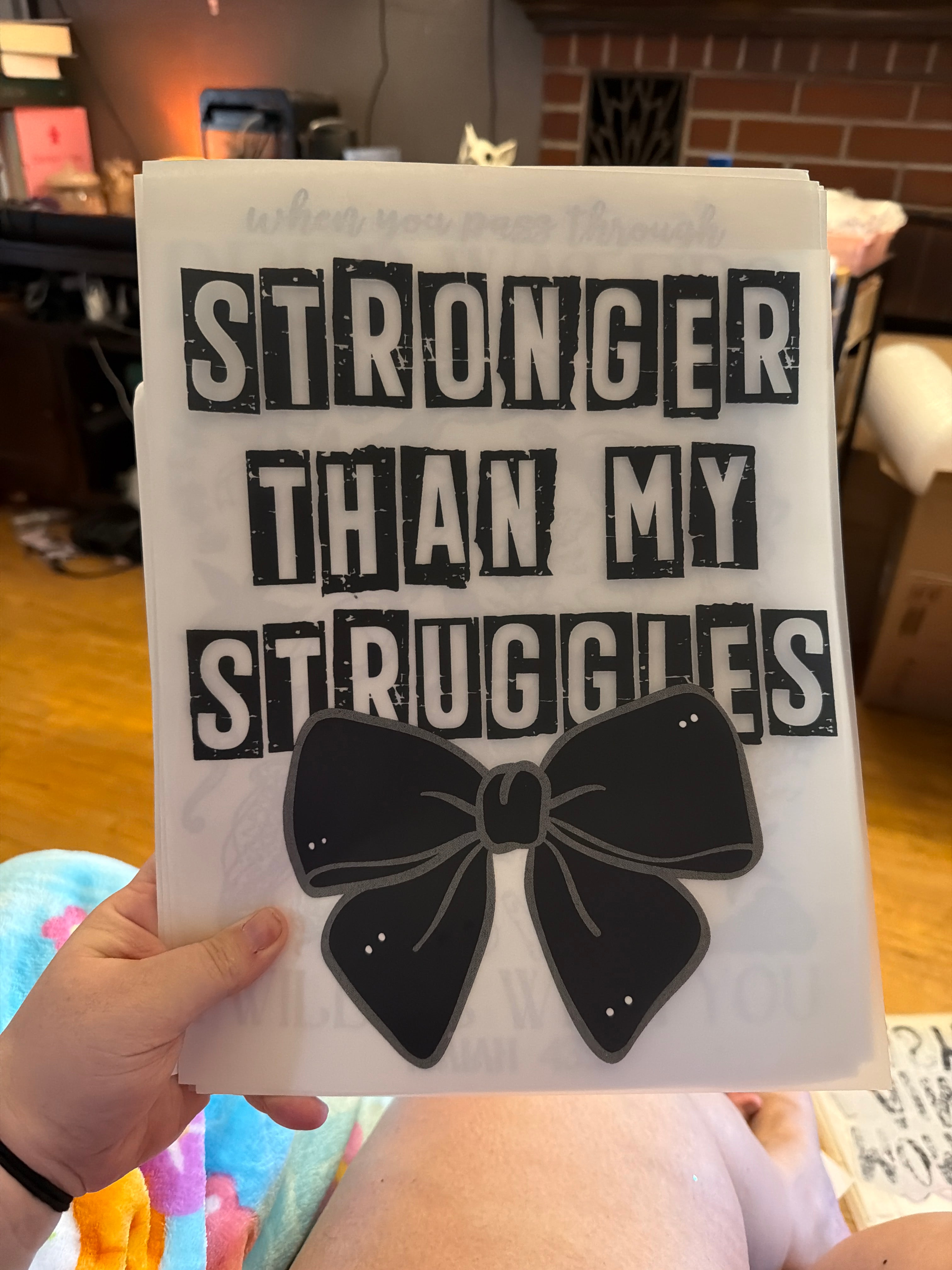 Stronger than my Struggles Transfer
