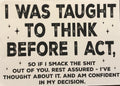I thought
