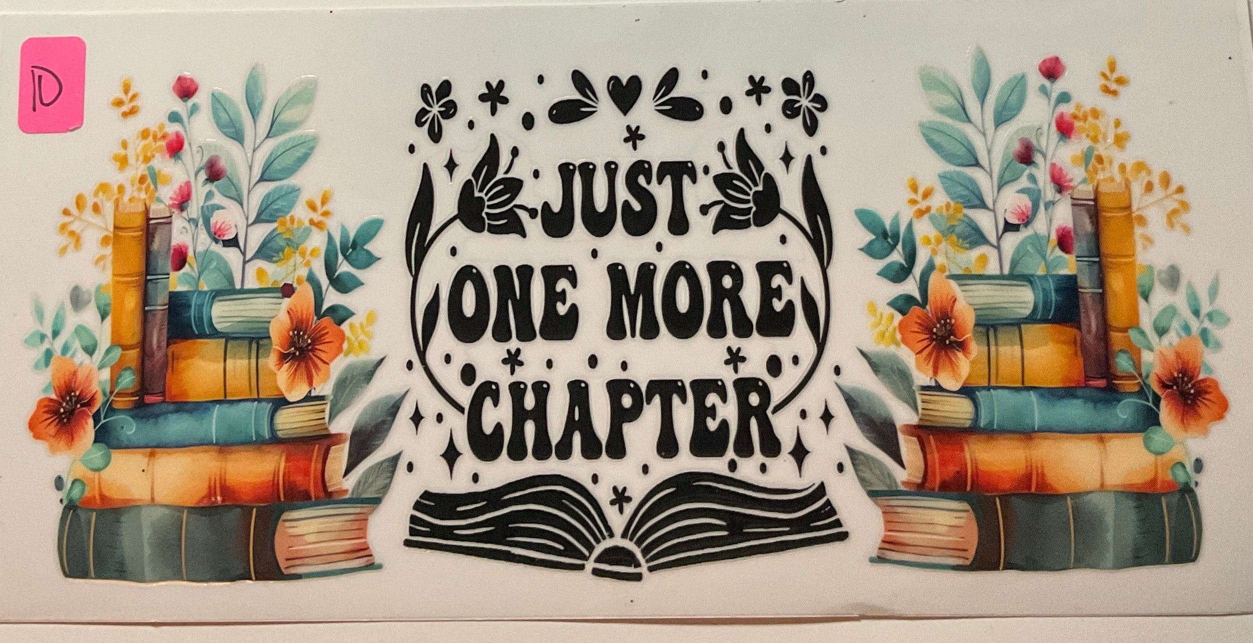 B10- Book Decal