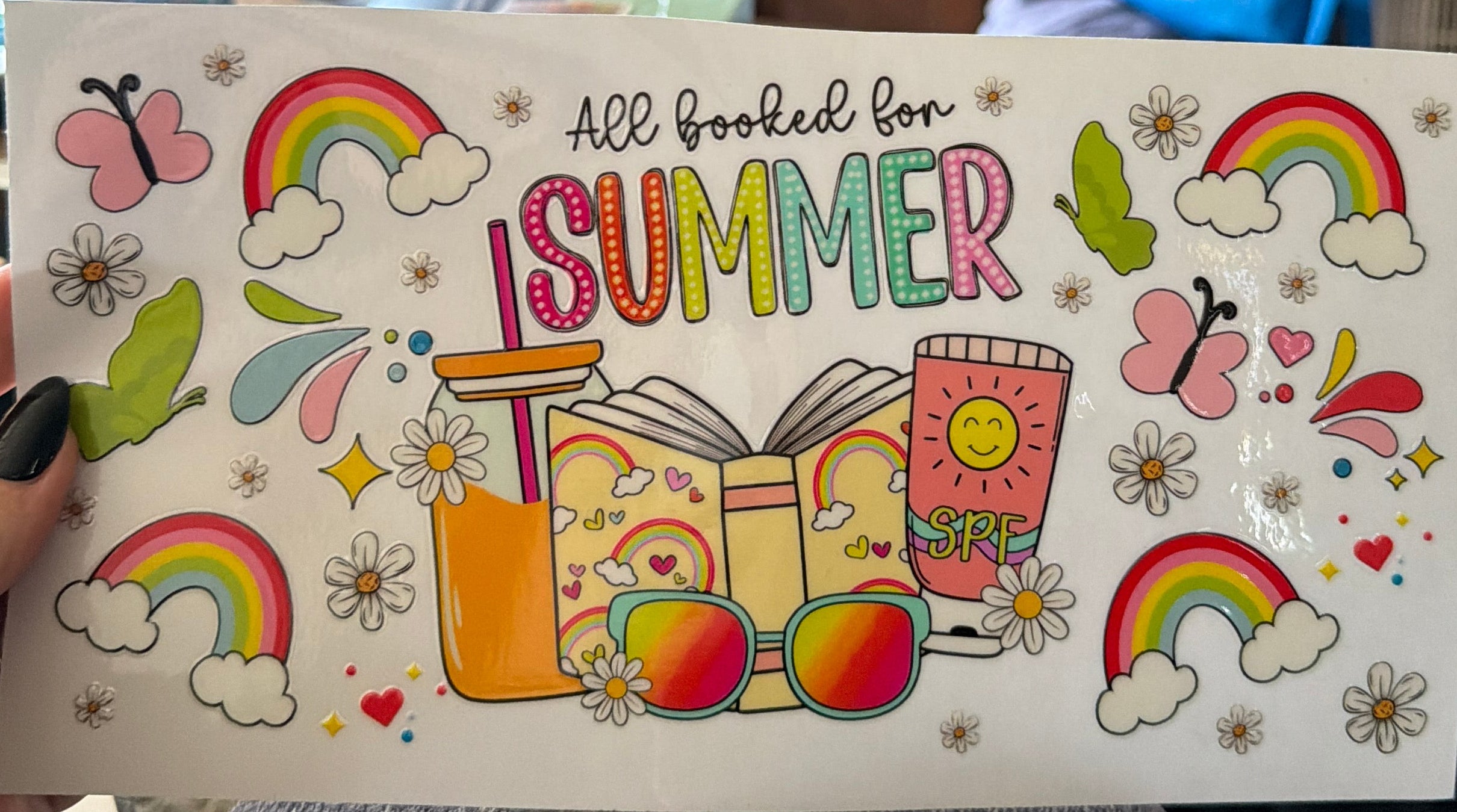 Cup Decal-Summer is Booked