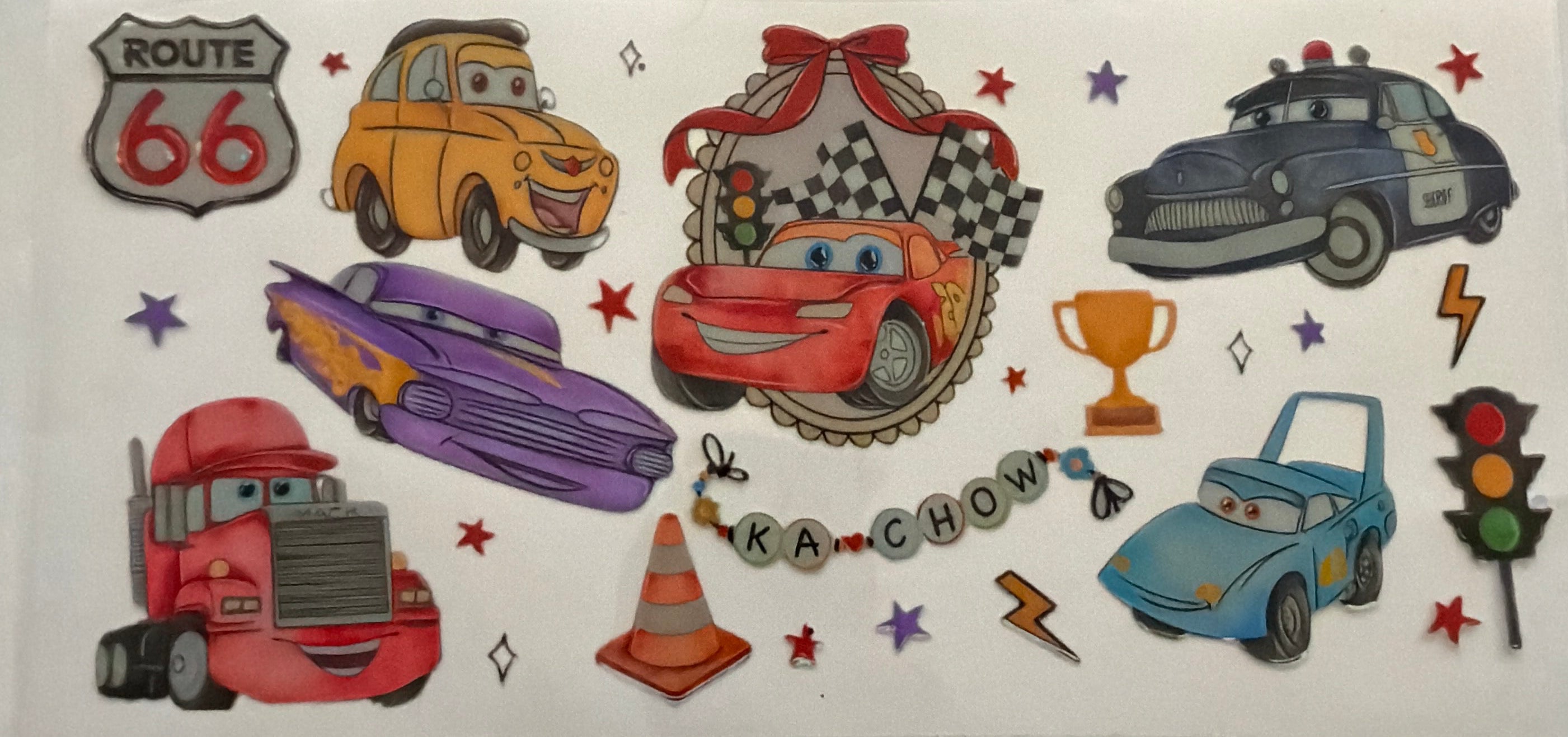 Cars Cup Decal