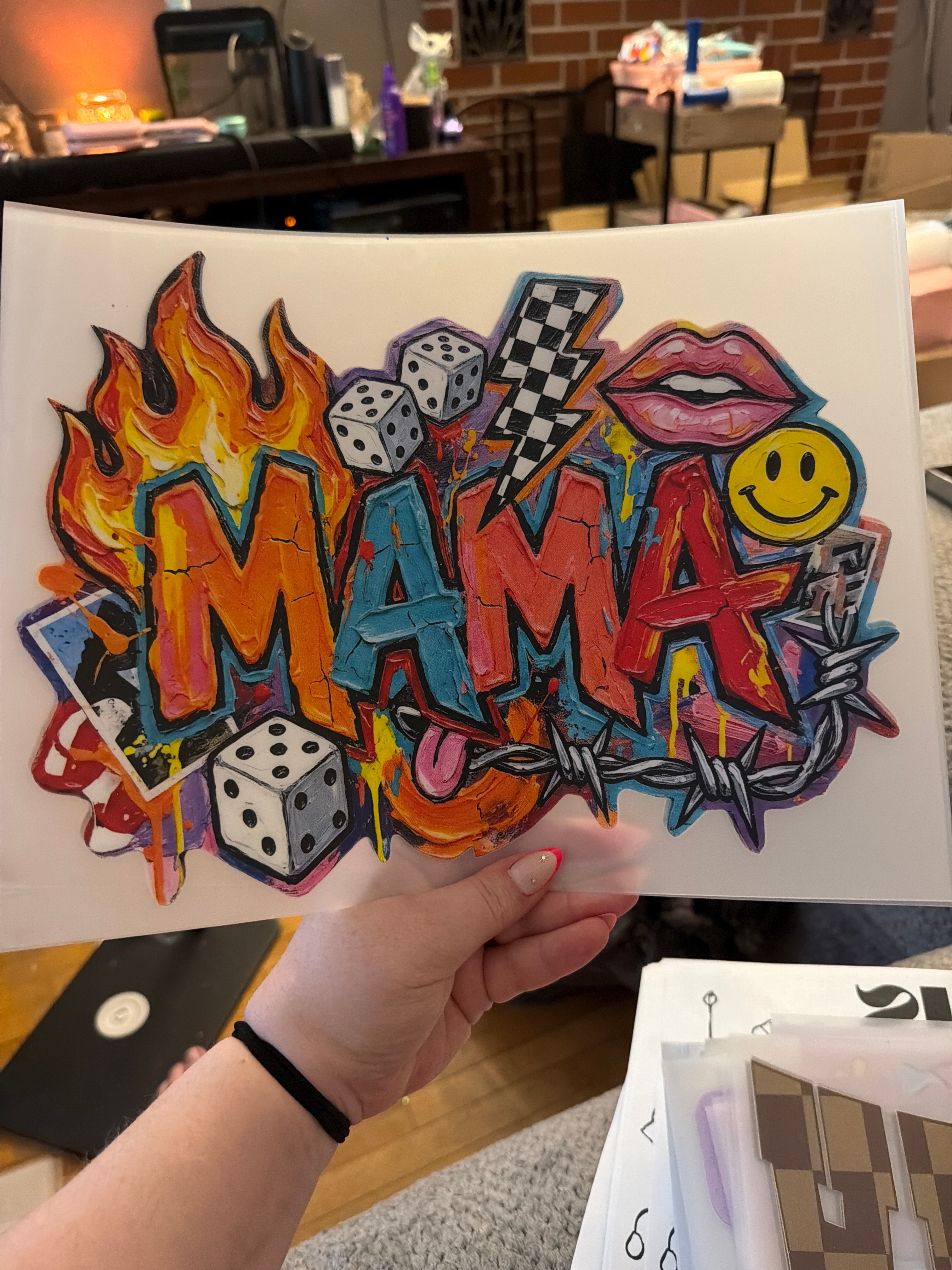Mama Shirt Transfer