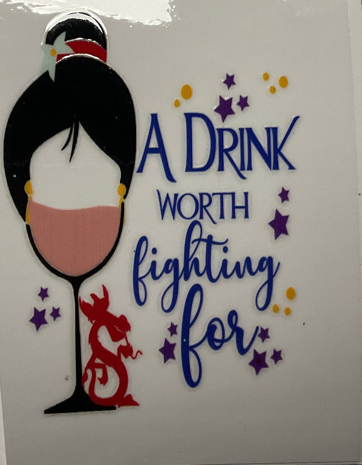 PW62- Princess Wine Decal