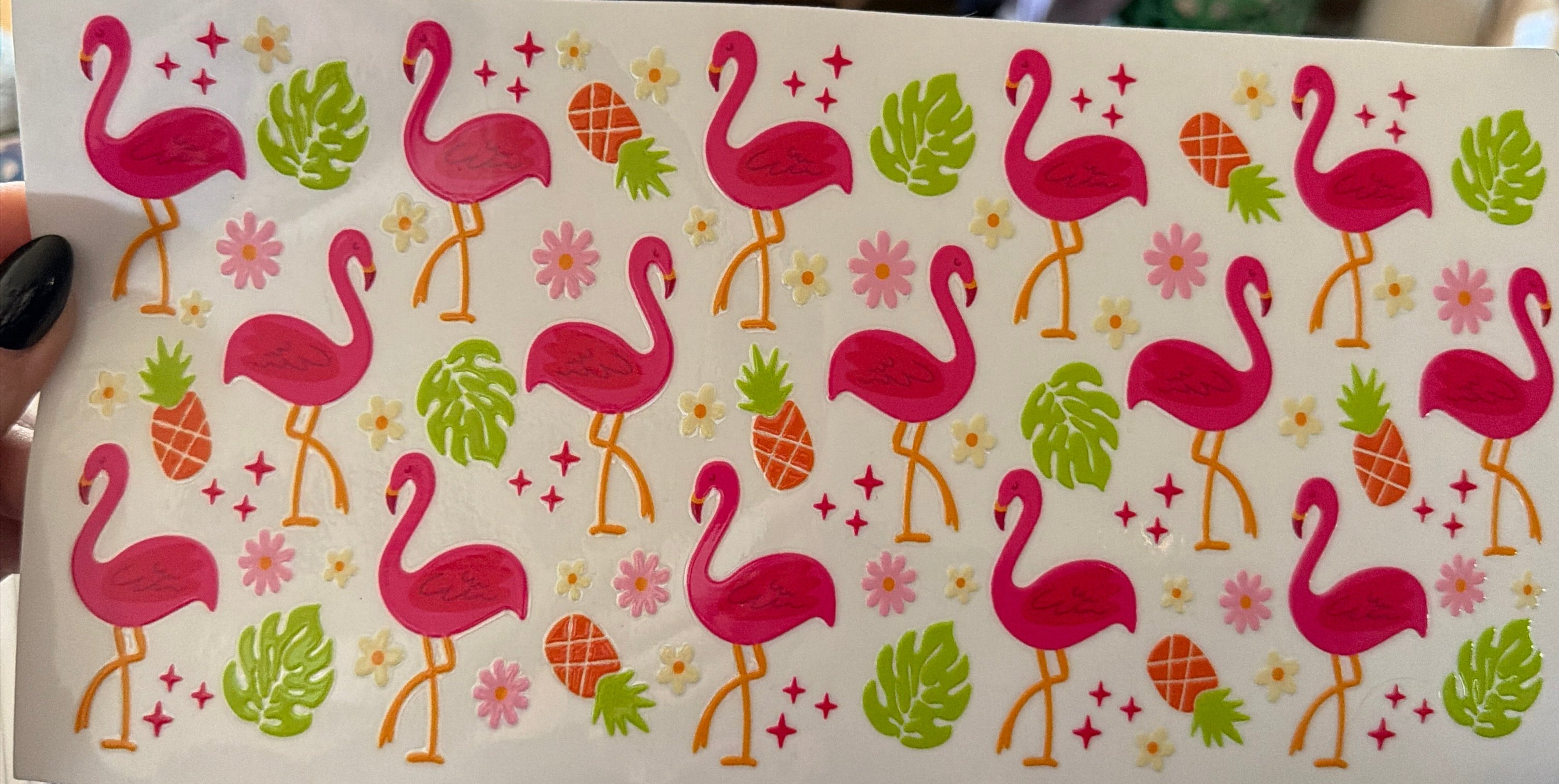 Cup Decal-Flamingo