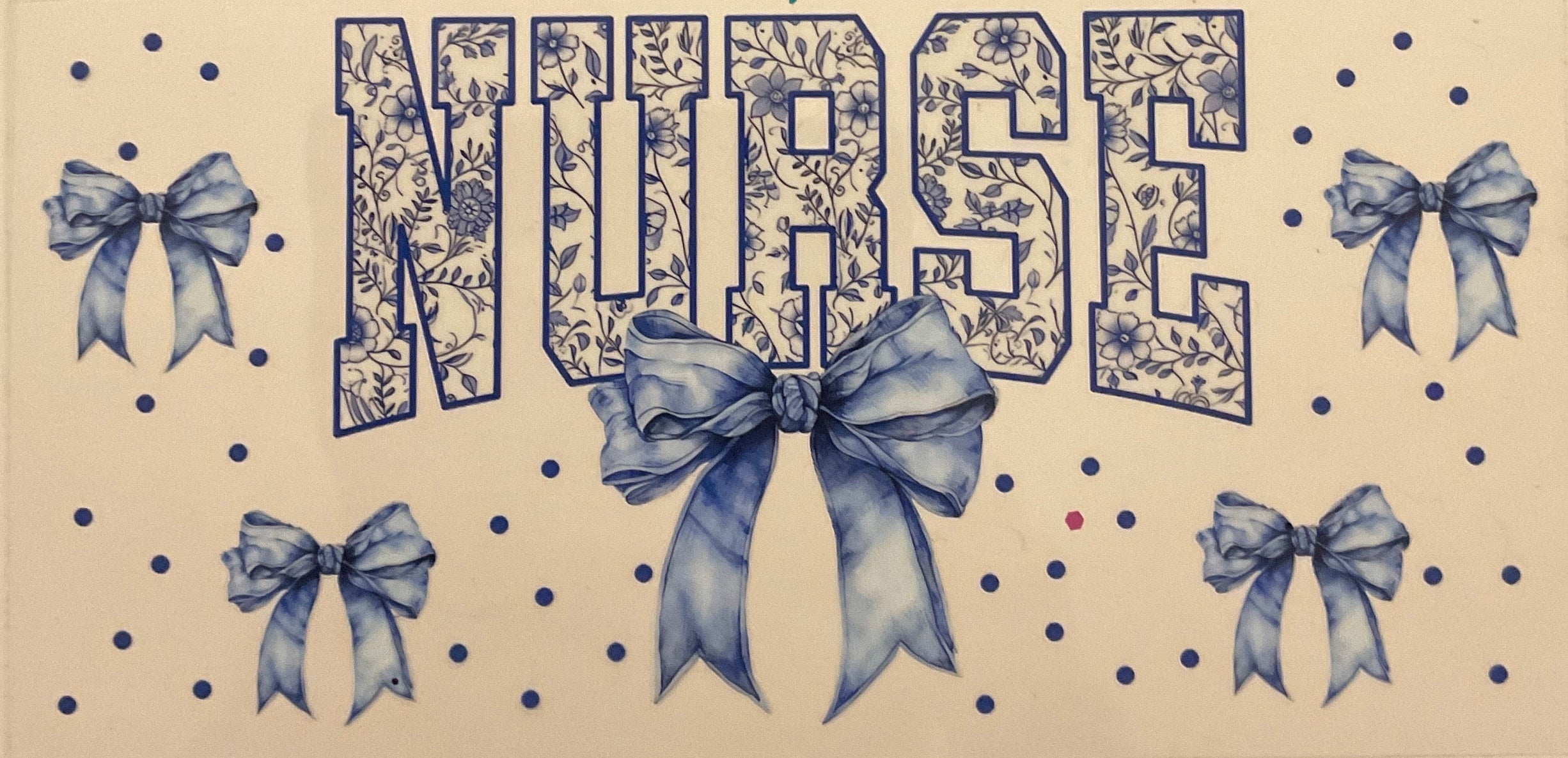 Nurse Blue Bow