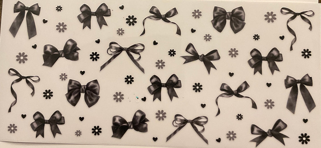 40 108-40oz B&W Bows & Flowers