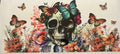 B261- Butterfly & Skull