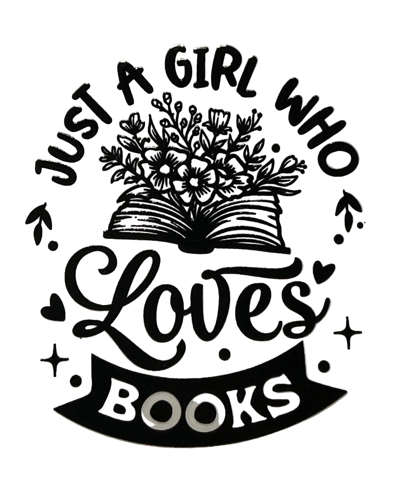 'B16- Bookish Decal