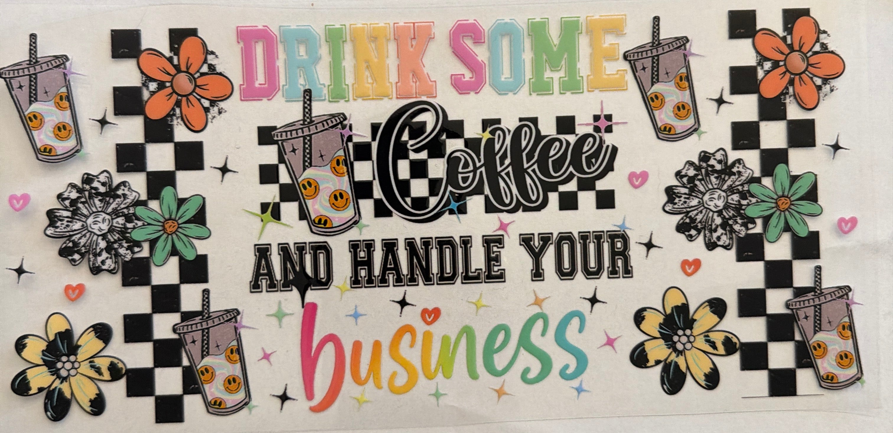D20- Drink Some Coffee Cup Decal