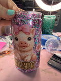 Pre Made Pig Cup 26 oz Acrylic