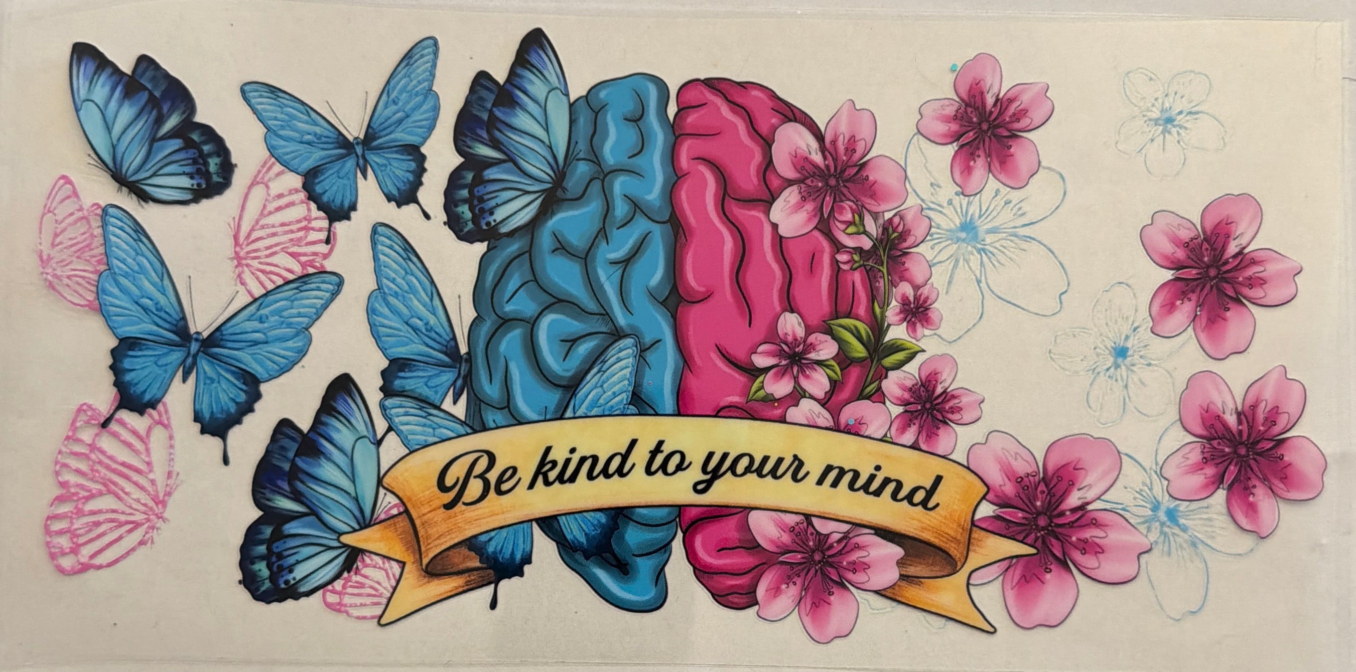 MH20- Be Kind To Your Mind Cup Decal