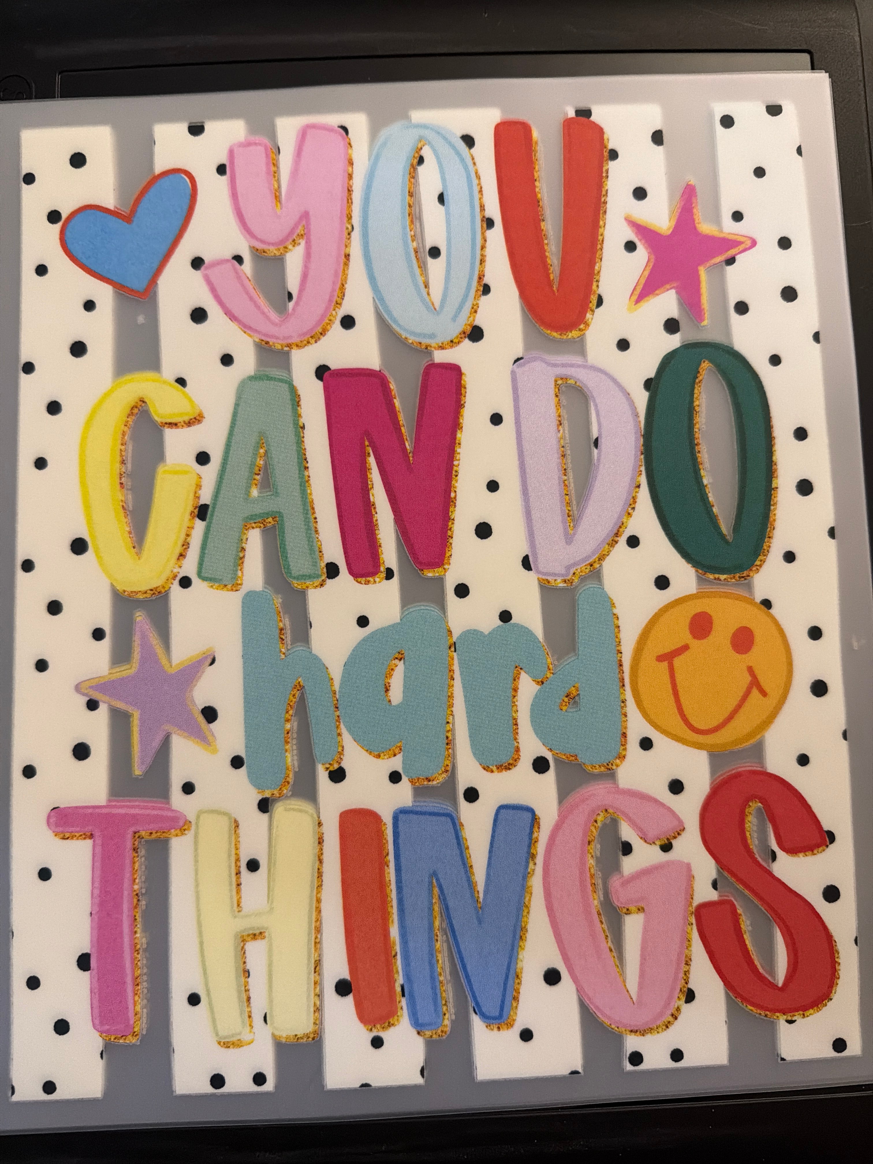 You can do hard things