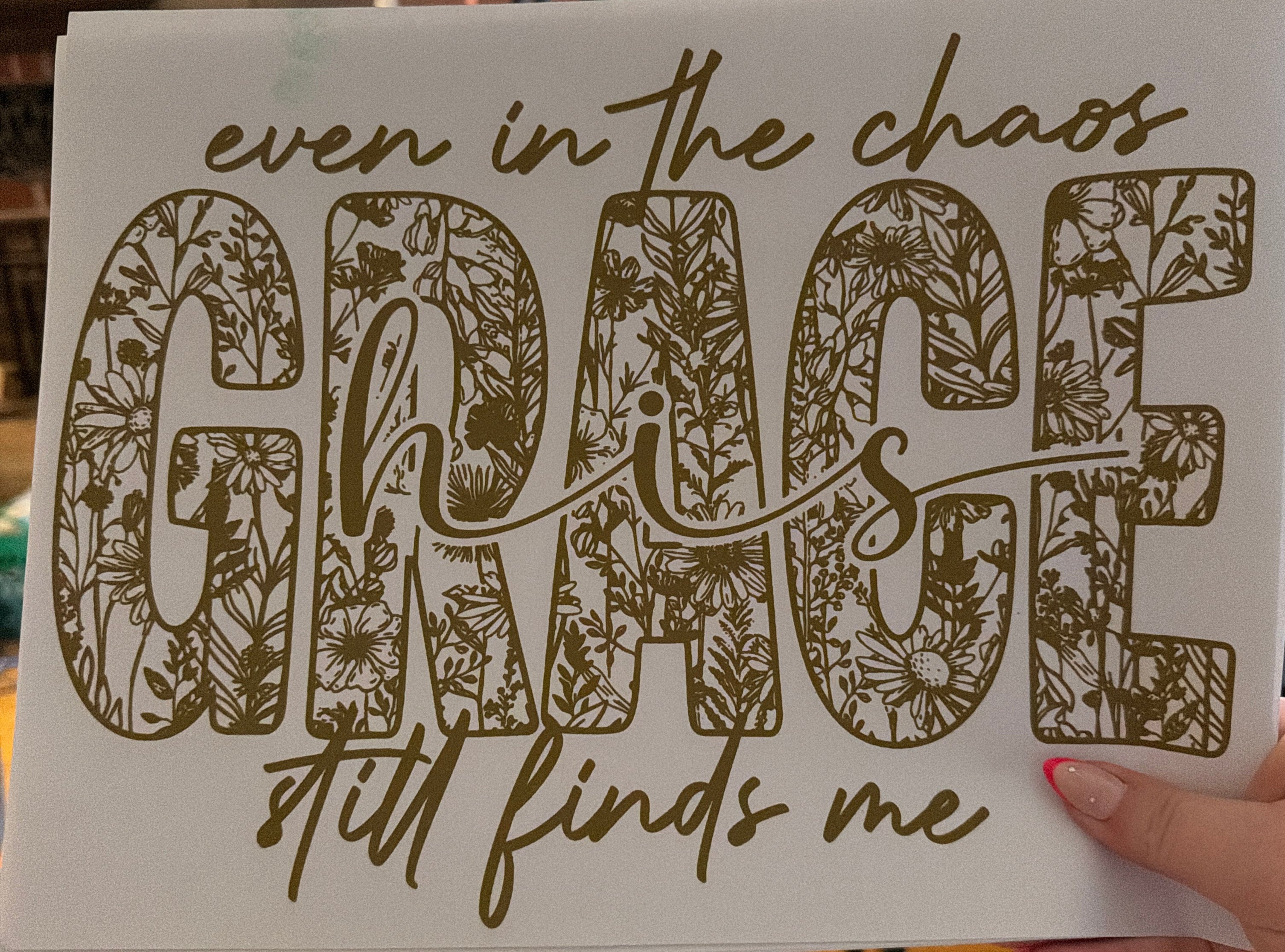 Grace Shirt Transfer