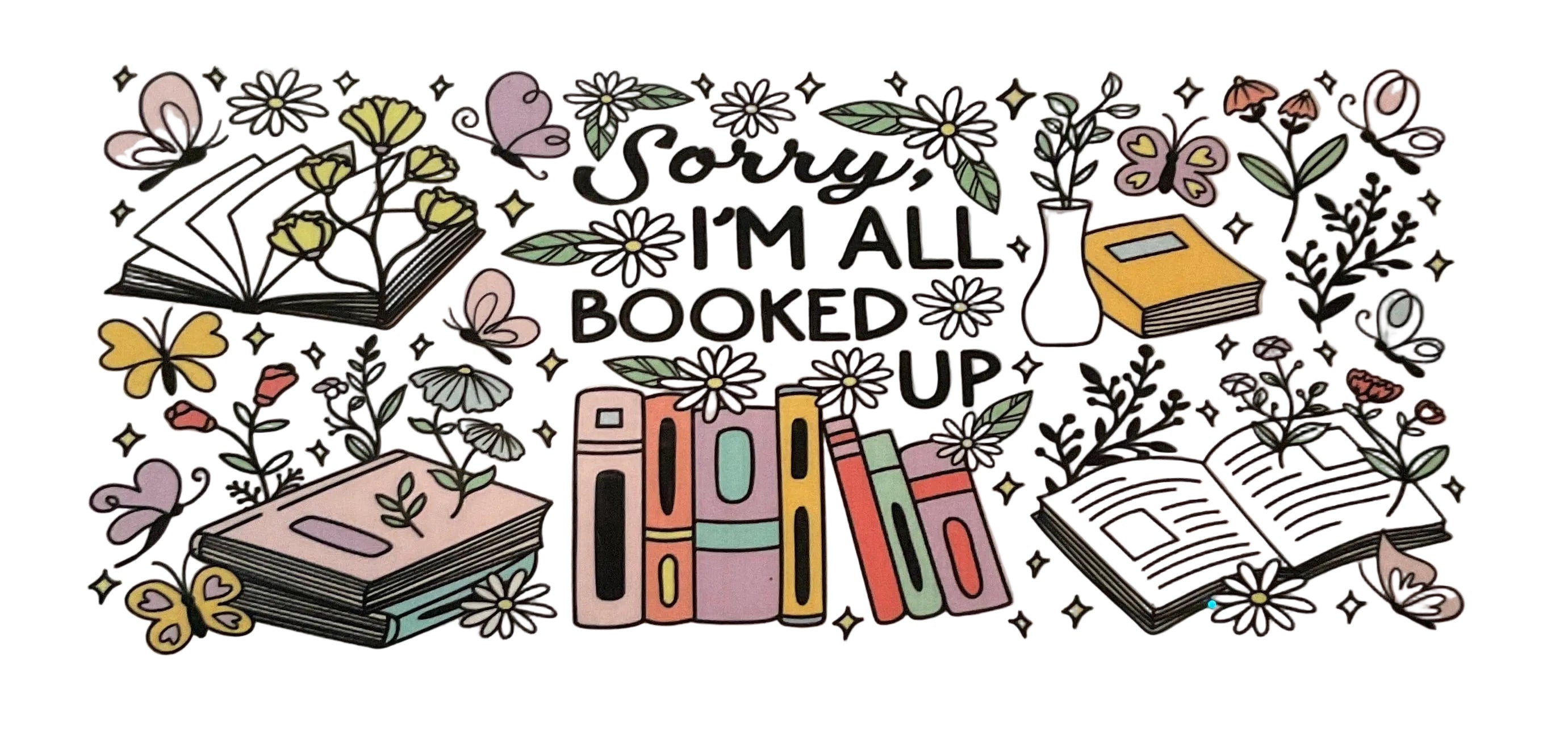 B8- Book Decal