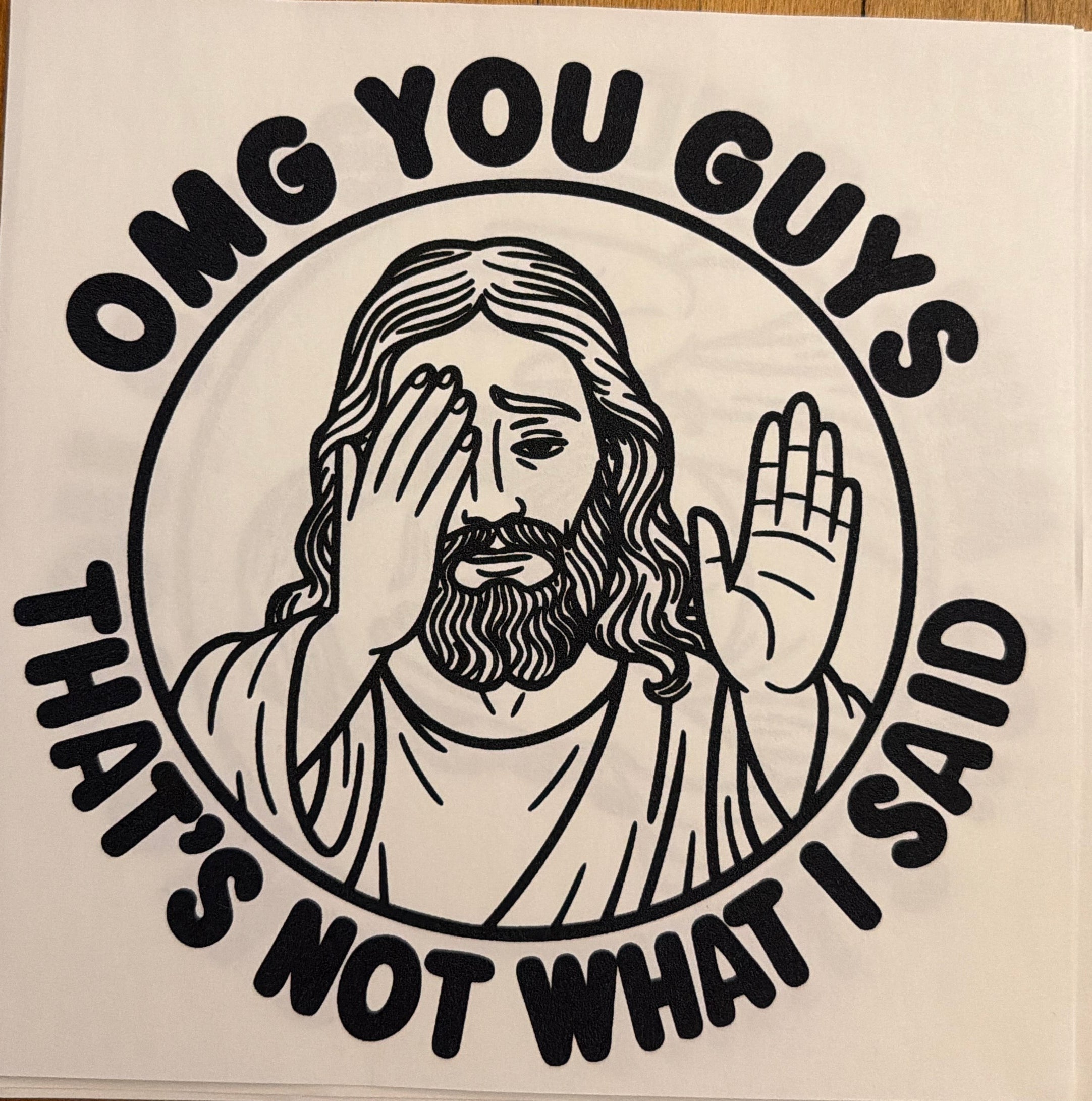 You Guys Shirt Transfer