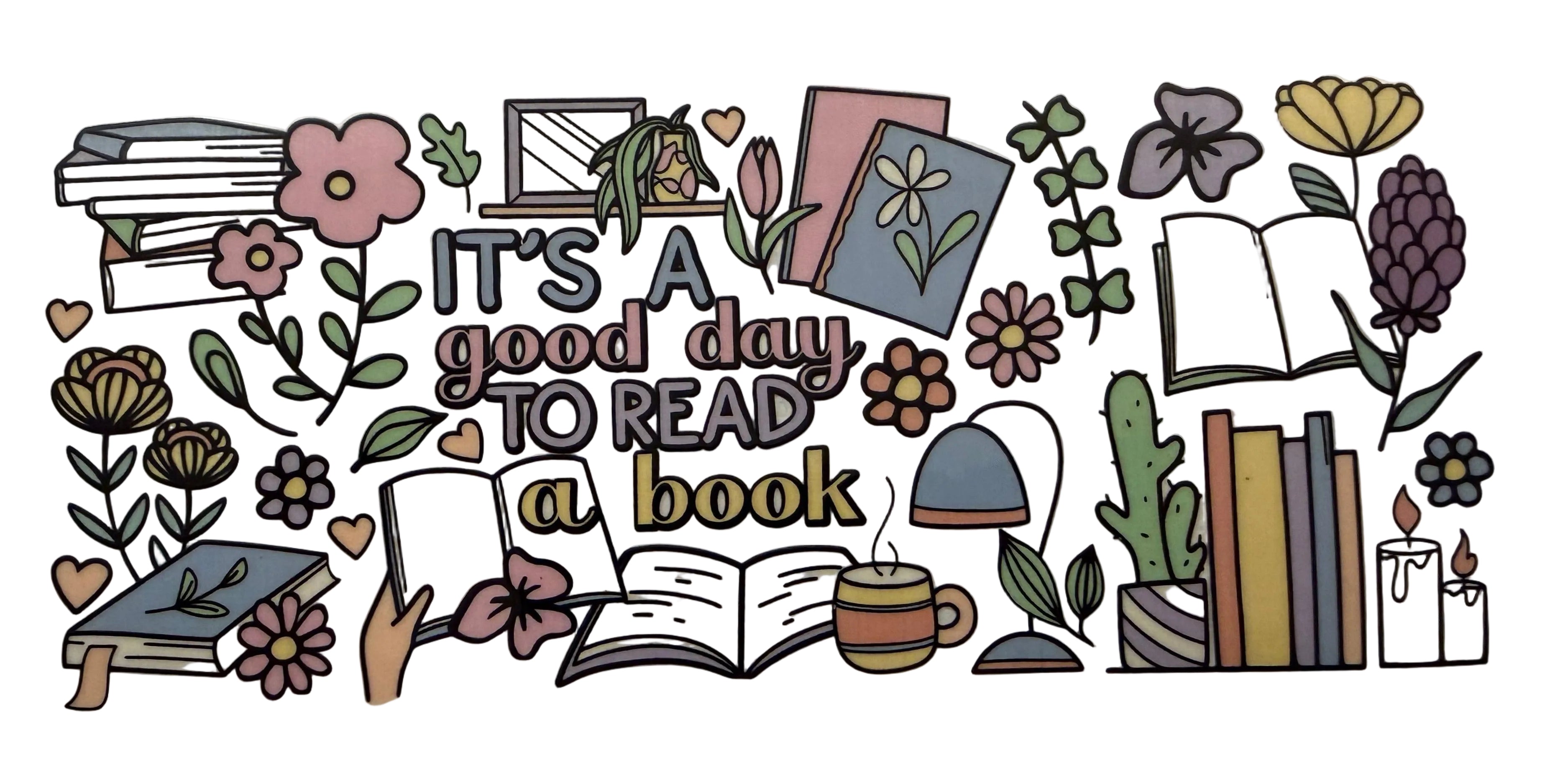 B7- Book Decal
