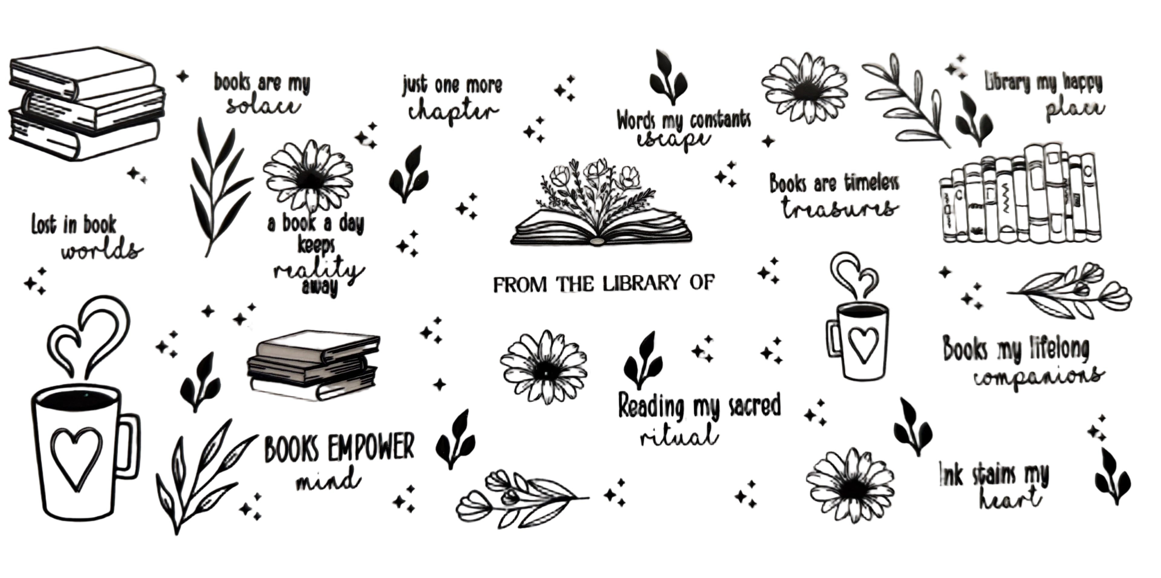 B3- Book Decal