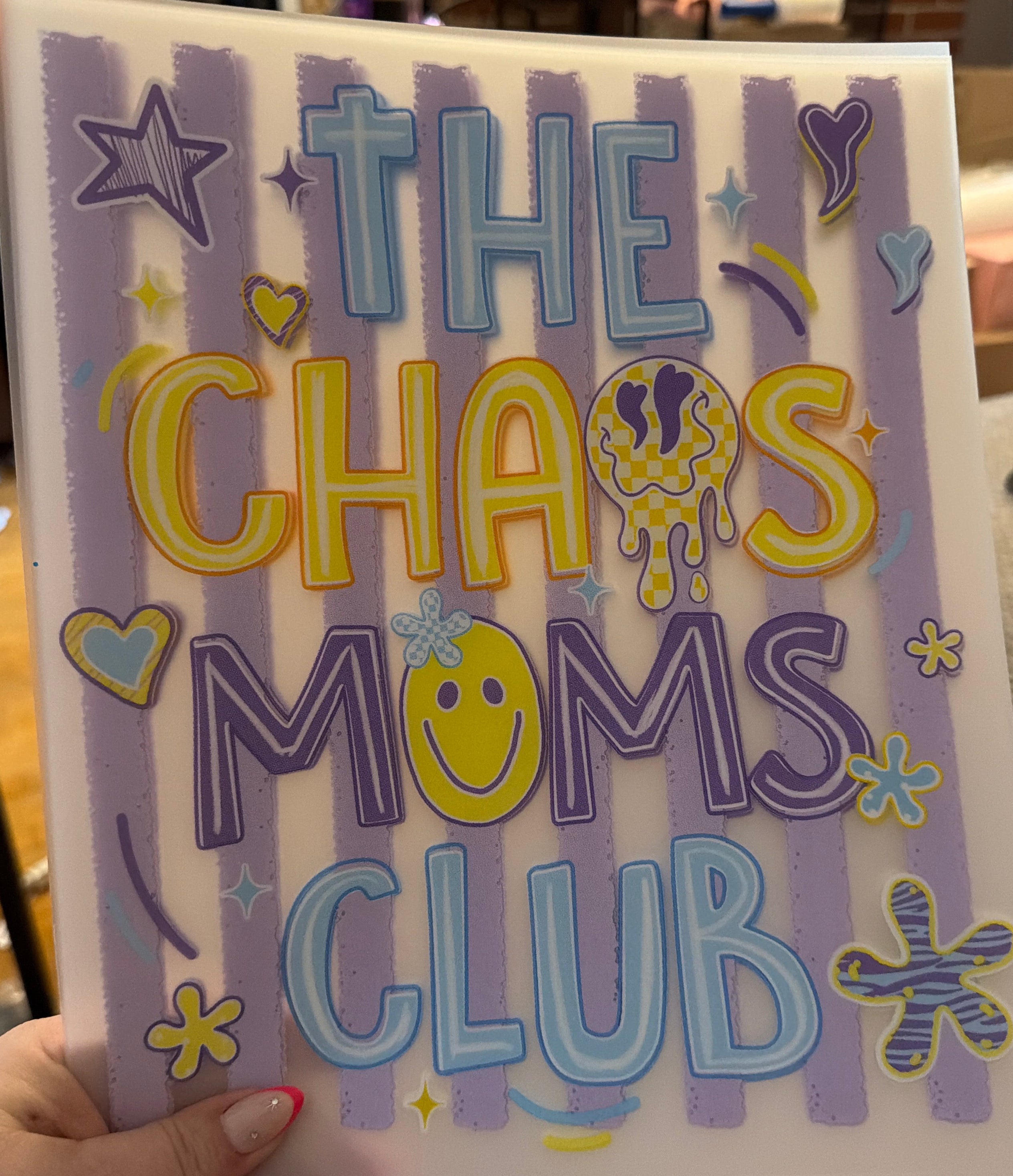 Chaos Moms Shirt Transfer
