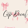 Custom Cup Decal