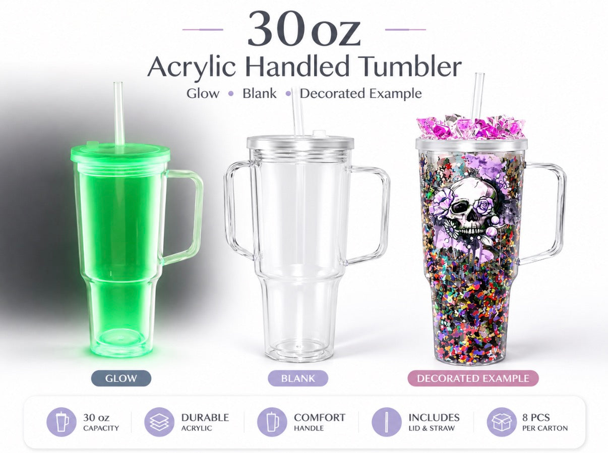 30 oz Acrylic Glow in the Dark