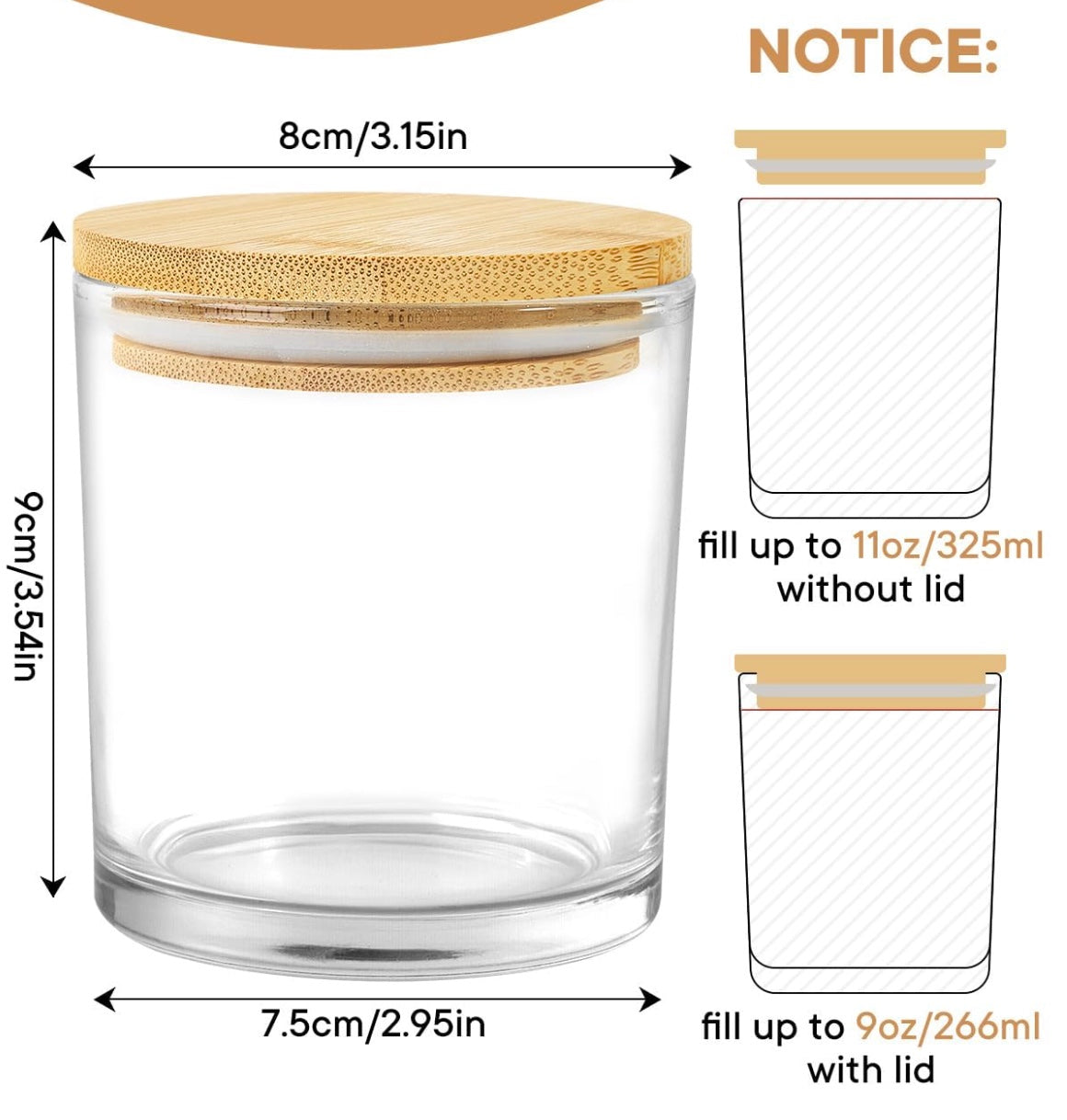 Custom Glass TBR Jar
