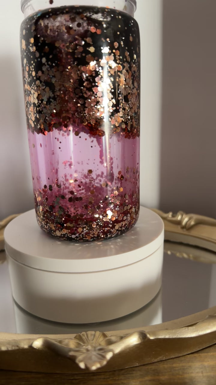 12oz Pink Dual Lava- Actylic Cup