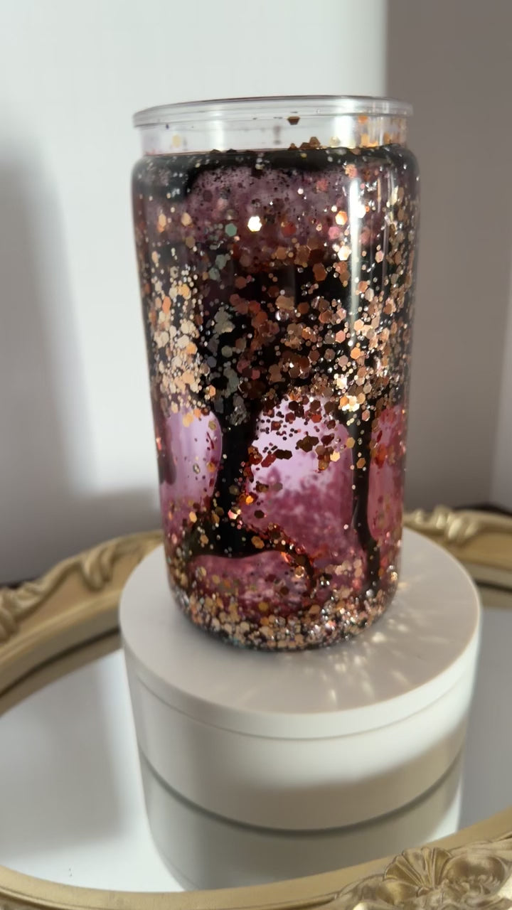 12oz Pink Dual Lava- Actylic Cup
